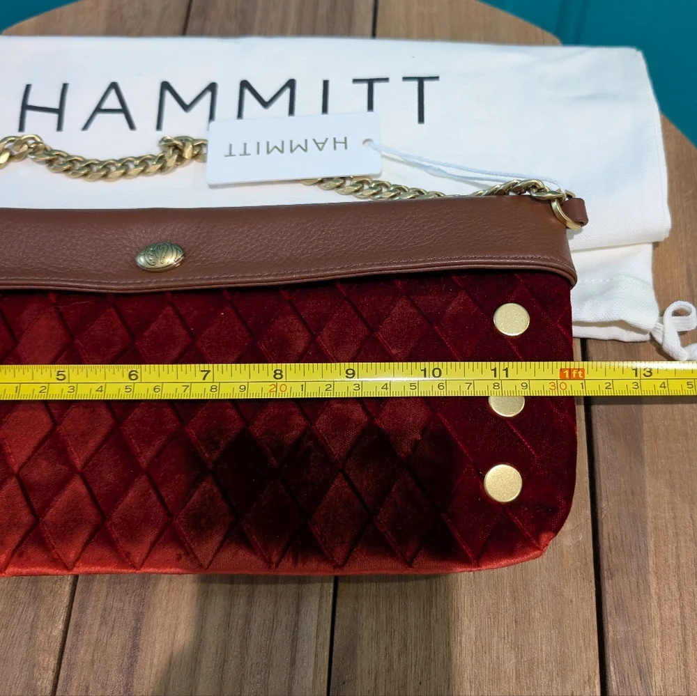 NWT Hammitt Monarch Velvet Invitation Clutch - Picture 11 of 11
